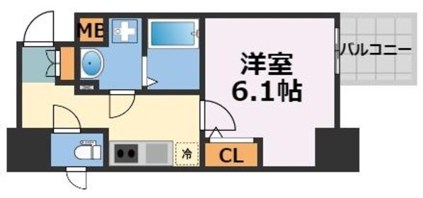 アクアプレイス江戸堀の物件間取画像